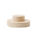 Round Natural Wooden Plain Stand Decorating  Bracelet Display DIY Craft