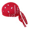 Turban Hat Chemo Cap Durag Muslim Beanie Hair Loss Headscarf Cover Hat Red