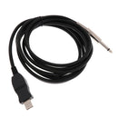 Guitar Bass 6.35mm Jack to USB Link Connection Instrument Cable Adapter