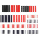 127pcs Dual Color Assortment Wrap Tubing Cable Insulation Heat Shrink Tube