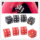 4X Car Truck Motocycle Bike Dice Tyre Tire Wheel Stem Air Valve Dust Caps Cover