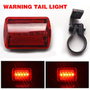 Bike Cycling Safety Warning Light Rear Tail Light  Flashing Reflector Red Light