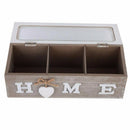Storage Box Tea Bag Jewelry Organizer Storage Box Desktop Container Remote  Z7C9