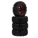 96mm Rubber Tire with 1.9" Rim for 1/10 HSP Redcat Traxxas RC Crawler Buggy