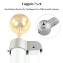 Pulley Assembly Wear Resistance Hardware Flagpole Truck For 2in Pole Home