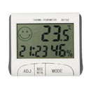 Digital LCD thermometer hygrometer humidity temperature meter clock / magne