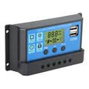 60A SOLAR CELL PANEL BATTERY CHARGE CONTROLLER DUAL USB PORT PWM LCD DISPLAY