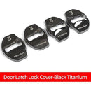 4Pcs Door Latch Lock Cover Interior Accessories Stainless Steel Cover Pack