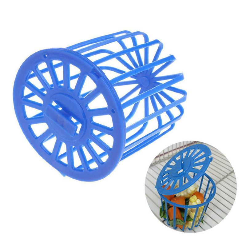 Bird Cage Parrot Fruit Feeder Vegetables Suspension Basket Container Pet Toys -