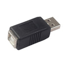 For PC 1/2/4pcs USB A Male Plug to USB B Female Jack Adapter Converter