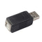 For PC 1/2/4pcs USB A Male Plug to USB B Female Jack Adapter Converter