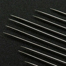 Portable 24Pc/Set Stainless Steel Self-threading Needles Opening Sewing Darning