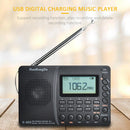 K-603 Portable Digital Radio LCD FM AM SW Radio with BT Speaker USB REC A