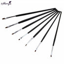 7pcs/set Nail Art Gel Design Pen PaInting Polish Brush Dotting Drawing To NPJ