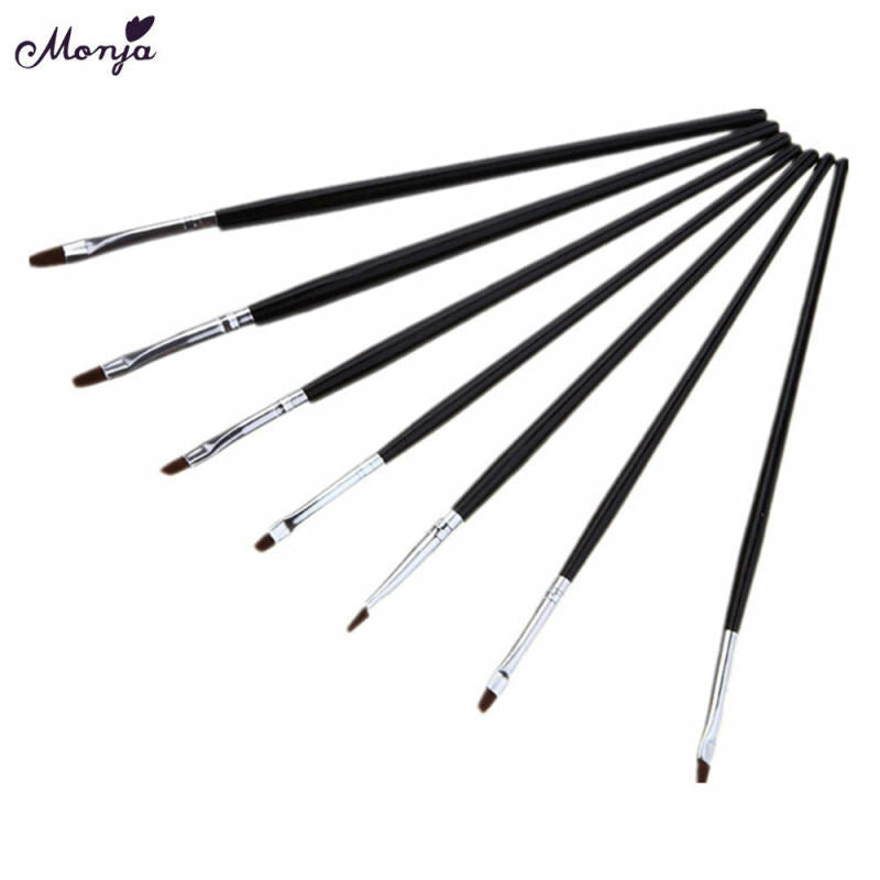 7pcs/set Nail Art Gel Design Pen PaInting Polish Brush Dotting Drawing To NPJ