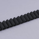 120 Slots PU Leather Pencil Case Portable Colored Pencil Holder Pen Bag Black