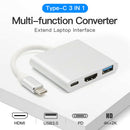 USB 3.1 Type C to 4K HDMI USB 3.0 USB C Adapter for MacBook Laptop Phone