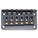 Hardtail Guitar Bridge Body Through for 6 String Electric Parts Black R1W8