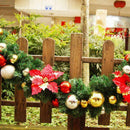Xmas Artificial Pine Green Spruce Christmas Garland 28cm 9ft 2.7 meters FA V4L9
