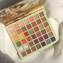 42 Colors Oil Painting Eyeshadow Palette Glitter Shimmer Eye Shadow Powder B8A7