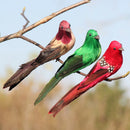 Mini artificial foam feather bird wedding decorative doves bird home decor M&O