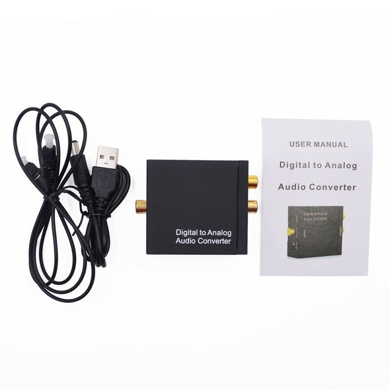 Digital to Analog Converter DAC Digital SPDIF Toslink to Analog Stereo Audi B6U2