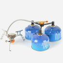 Outdoor Camping Gas Stove Adapter Tripod Aluminum Gas Tank Stand Connector