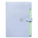 Plastic Expanding File Folders Accordion Document Organizer 5-Pocket A4 Let T9O8