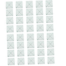 Pack of 40 Silk Flower Wall Panel Holder Frame Mat for Main Pillar Road Window