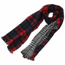 Lady Women's Long Check Plaid Tartan Scarf Wraps Shawl Stole Warm Scarves R
