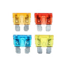 1X(12V/24V 4Way Blade Fuse Box Holder Led Warning Lights Kit Car Race Rally