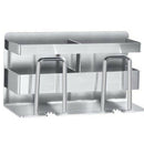 Stainless Steel Toothbrush Holder Wall Type Toothpaste Cup Storage Bathroom