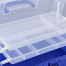 Multi-functional Portable Handled Plastic Art Supply Craft Storage Tool Box