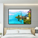 Riverside Town Paper Puzzles 1000pcs Adults Kids Jigsaw Picture DIY Toys