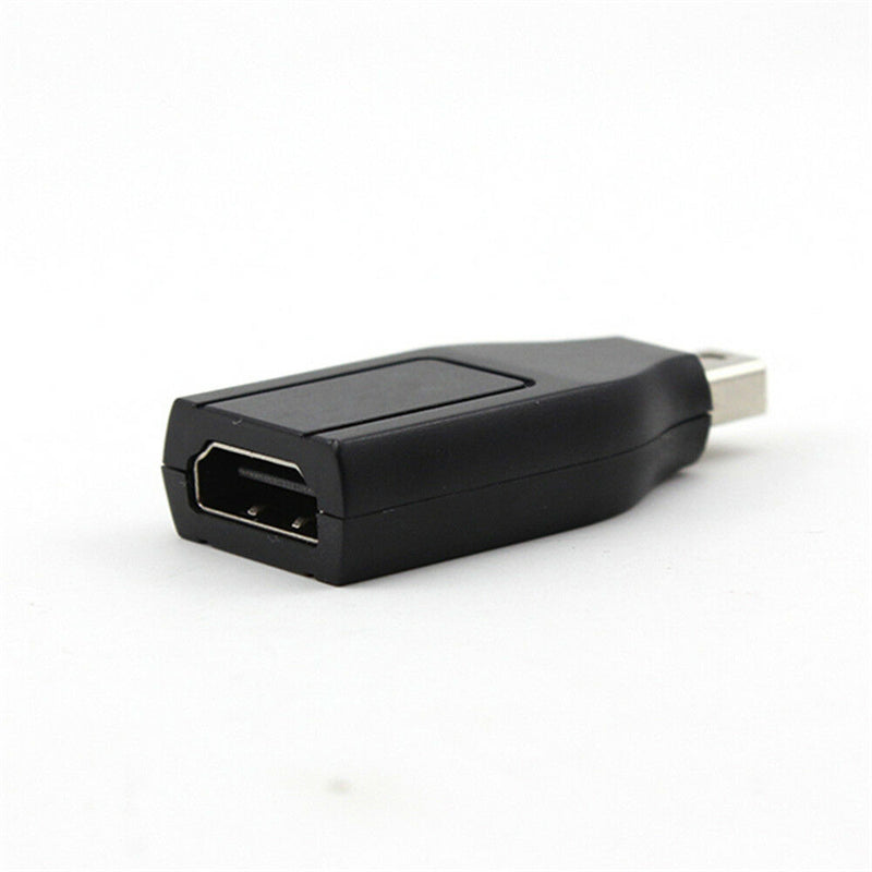 Mini DP Display Port Male to HDMI Female Converter Adapter for MacBook Pro White