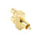 2pieces RCA AV Audio Y Splitter Plug Adapter 1 Male to 2 Female