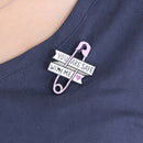 You Are Safe With Me Safety Pin Brooches Hard enamel lapel pins Backpack Jacket-