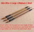 3pcs/set Excellent Quality Chinese Calligraphy Brushes Pen For Writing Br Kw