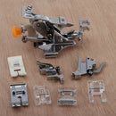 8pcs Domestic Sewing Machine Presser Foot Feet Kits Set For Brother Singer
