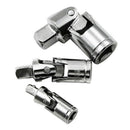 3X 1/4" 3/8" Universal Joint Set Socket Wrench Adapter Angle Extension Bar DCFH