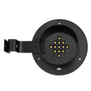 13LED Solar Energy Sink Lamp Pathway Street Lawn Lamp (Black White Light) A