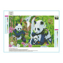 DIY 5D Cute Panda Diamond Painting Full Drill Embroidery Cross Stitch Kits