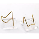 Acrylic Display Stand Geode Fossils Minerals Relics Rocks Holder Display