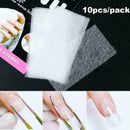 10X Nail Form Fiber Glass Nail Art Fiberglass Non-woven Extension Silk Tips Y3O3