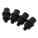 4x Motorcycles Motorbike Scooter Nylon License Plate Fastening Bolts Screws
