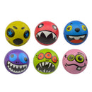 Strange Face Balls Hand Wrist Finger Exercise Stress Relief Therapy Squeeze  OZ