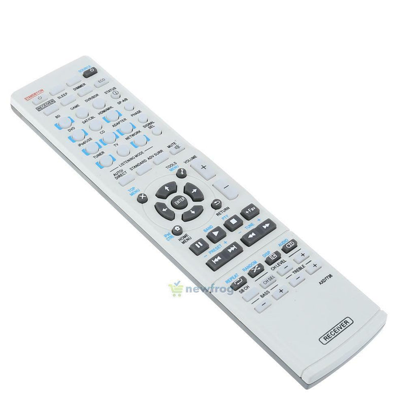 Home Remote Control Replacement for Pioneer AXD7736 Audio Video Receiver White