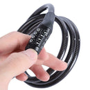 Cycling Security 4 Digit Combination Password Bike Bicycle Cable Chain Lock