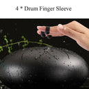 12pcs Steel Tongue Drum Handpan Drum Black Finger Sleeves Cover Finger Picks
