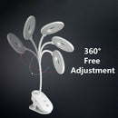 Led Reading Light Clip-On Clamp Bed Table Desk Lamp Contact Sensor Recharge G8G3